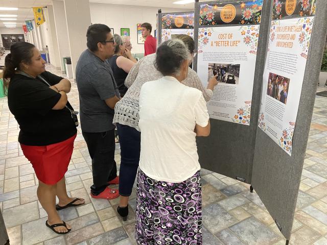 Gaithersburg family reads about their community